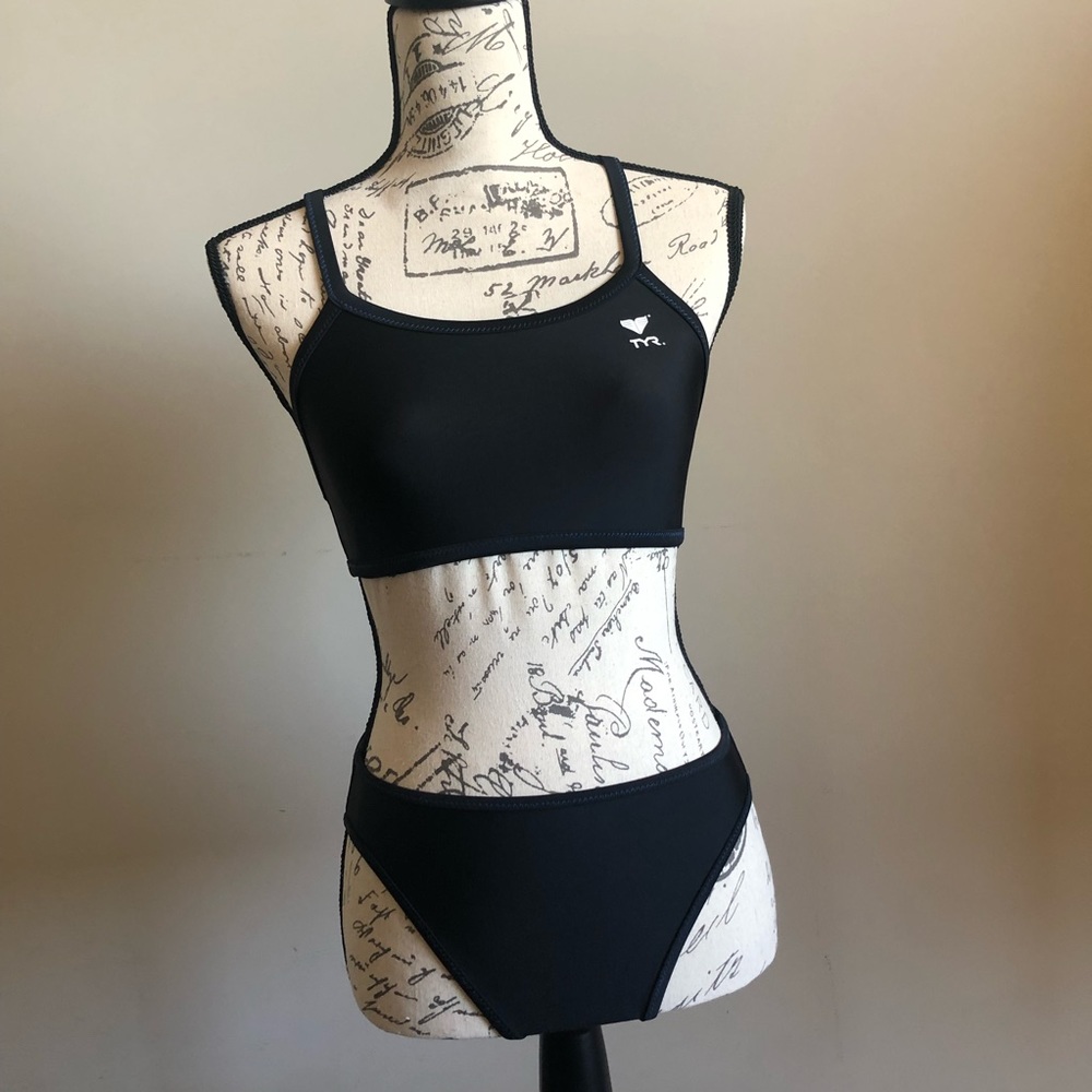 TYR 2 Piece Competitor Racerback Swimsuit Reversible
